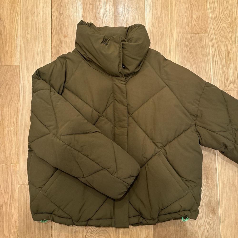 OOF WEAR Green Puffer Jacket